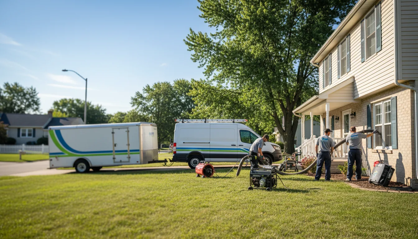 Flooded Basement Restoration And Cleanup With Repair in Thompson, IA near me